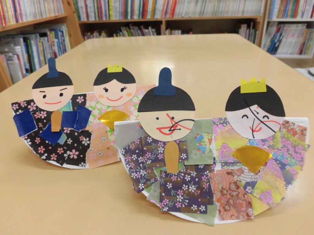 ひなまつり工作　２０日～２４日まで